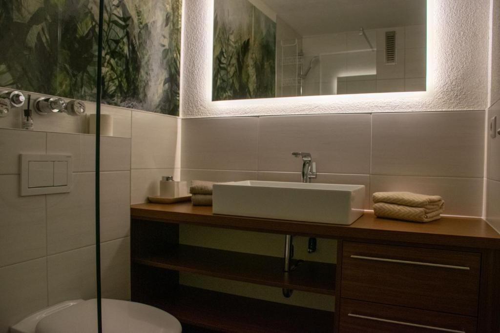 Koupelna v ubytování Rosenalm - Appartement 30