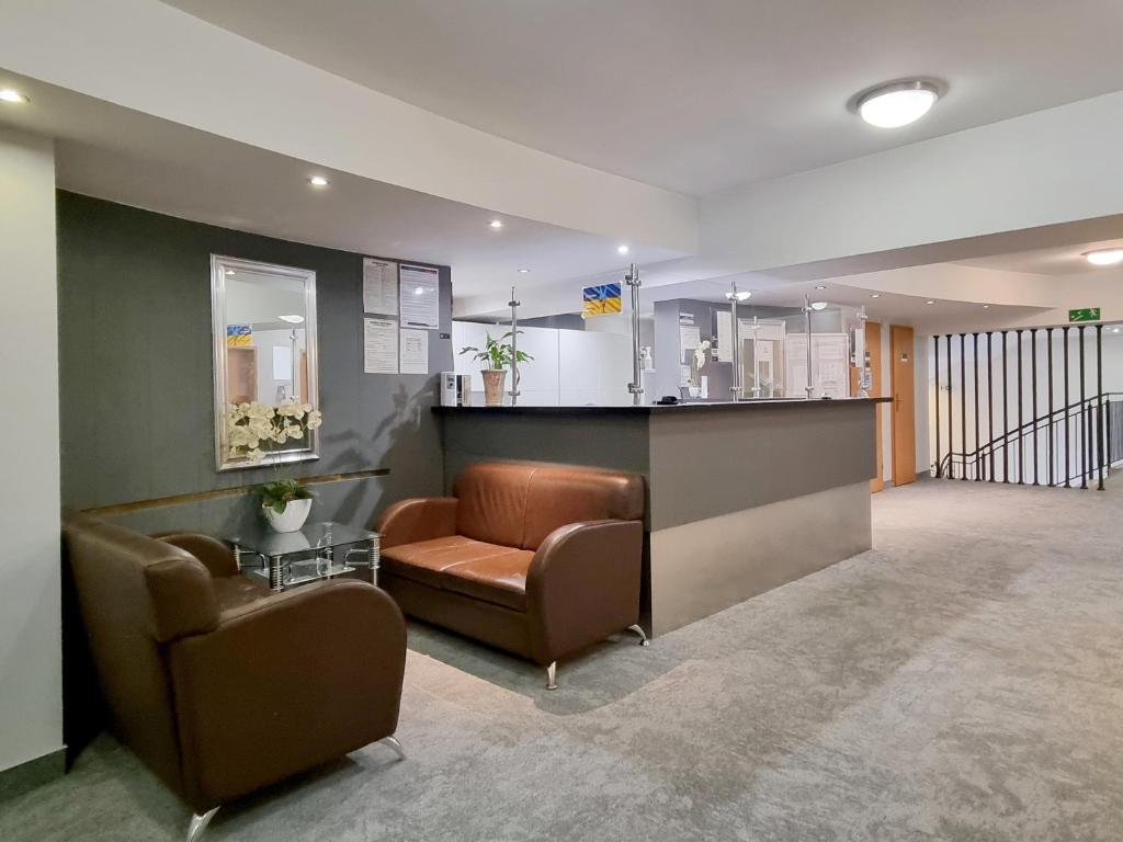 Posezení v ubytování Hotel Orbita