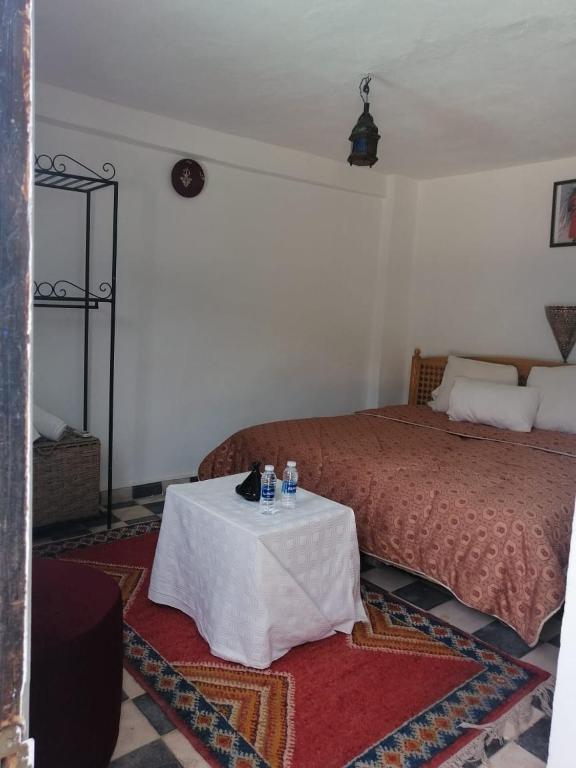 Letto o letti in una camera di Riad Freija-TAROUDANT