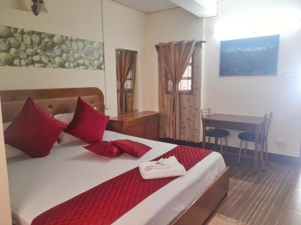Postel nebo postele na pokoji v ubytování Mysa Homestays