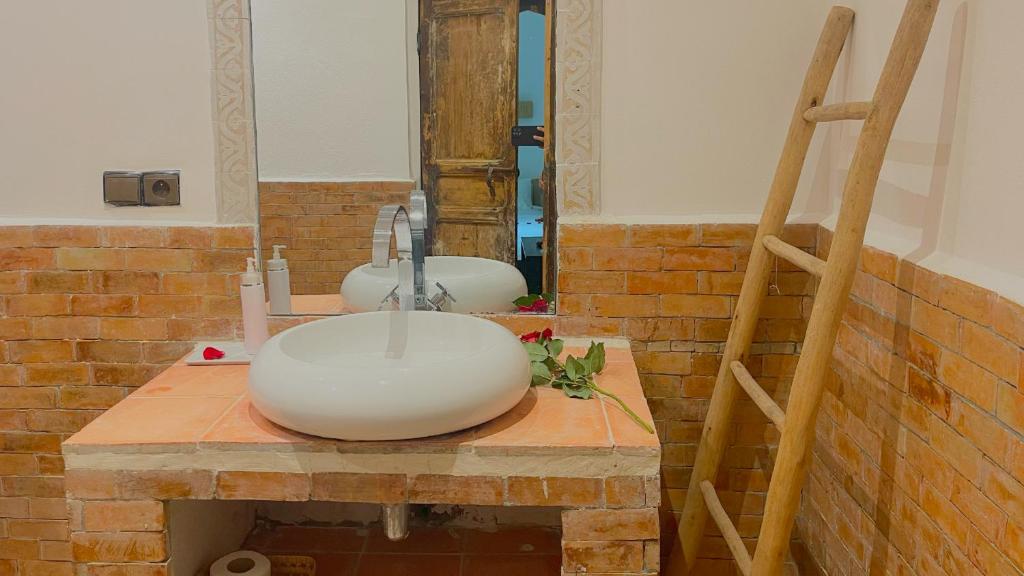 Koupelna v ubytování Riad Pourpre Medina