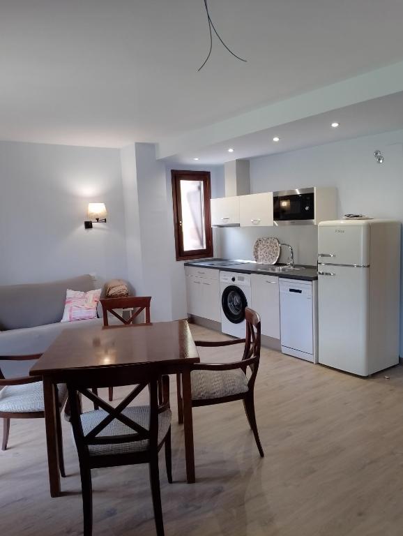 Kuchyň nebo kuchyňský kout v ubytování Apartamentos Viña Olivan