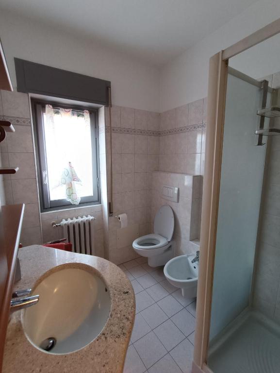 Koupelna v ubytování Casa Le Fornaci