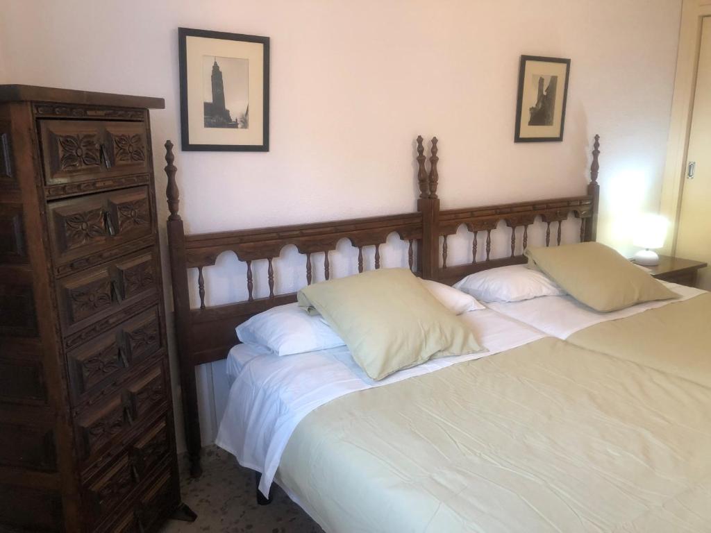 Postel nebo postele na pokoji v ubytování Rincon Mediterraneo