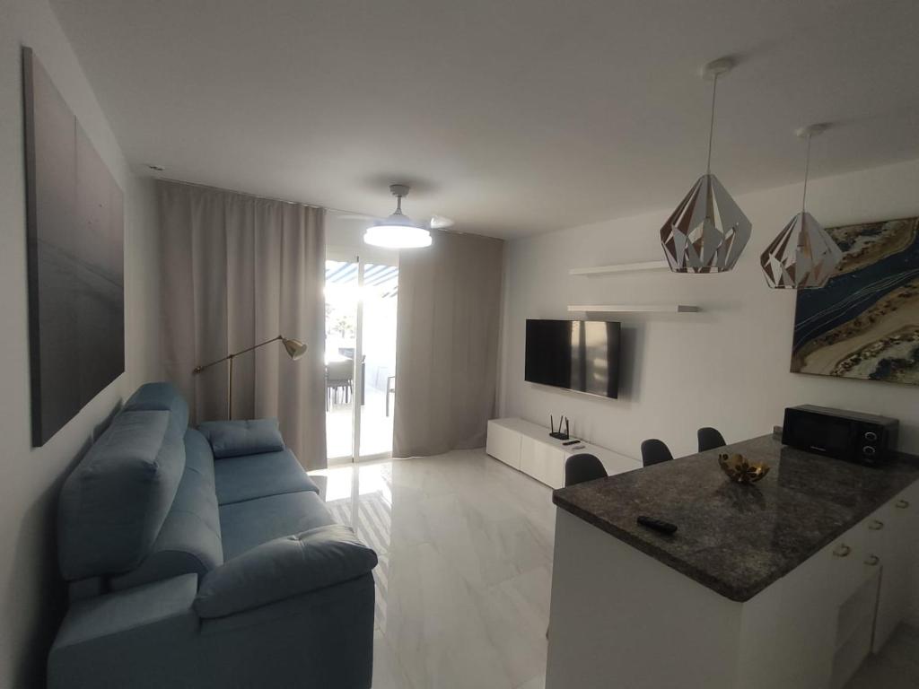 TV a/nebo společenská místnost v ubytování Apartment Malibu Sun & Relax