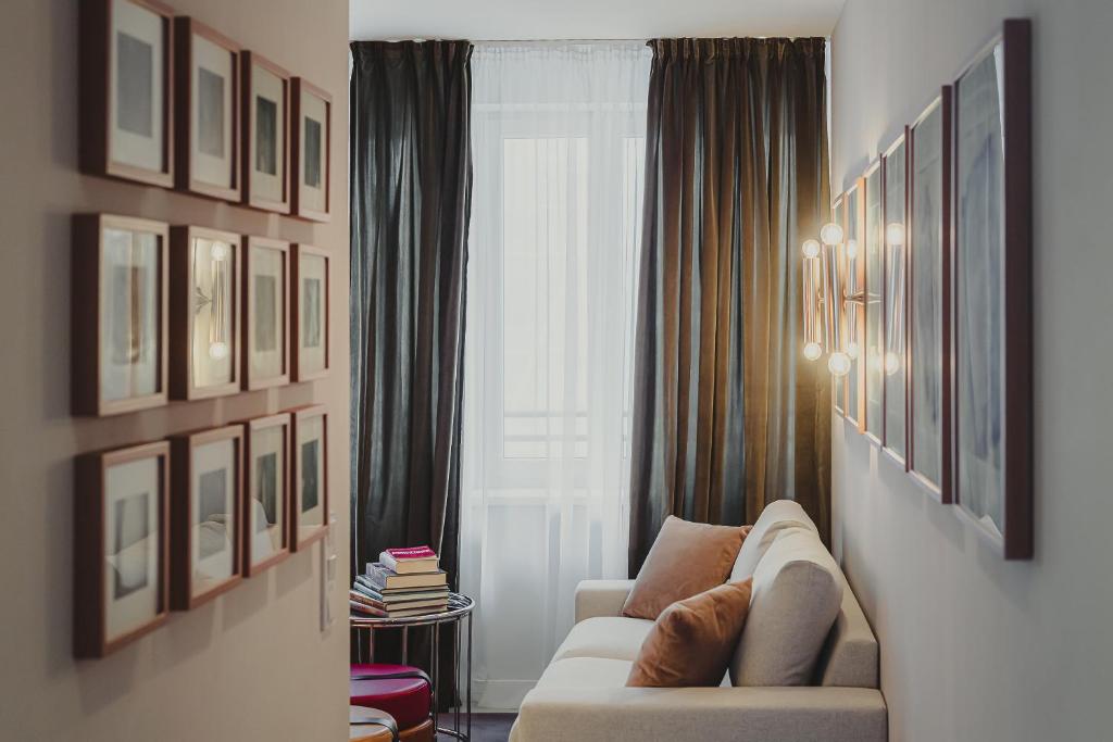 Posezení v ubytování HeyMi Apartments Mondschein