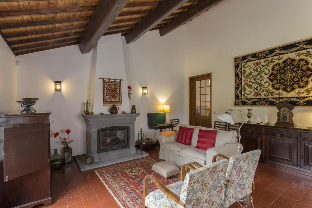 Posezení v ubytování Palácio - Exclusive Villa, Caloura