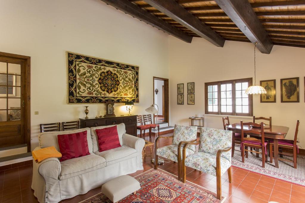 Posezení v ubytování Palácio - Exclusive Villa, Caloura