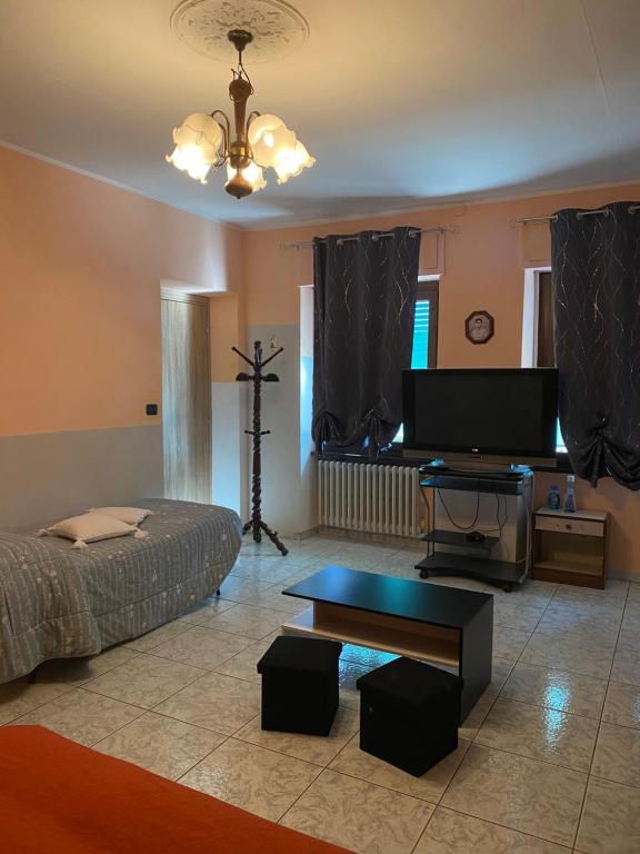 Posezení v ubytování Appartamento nelle Langhe