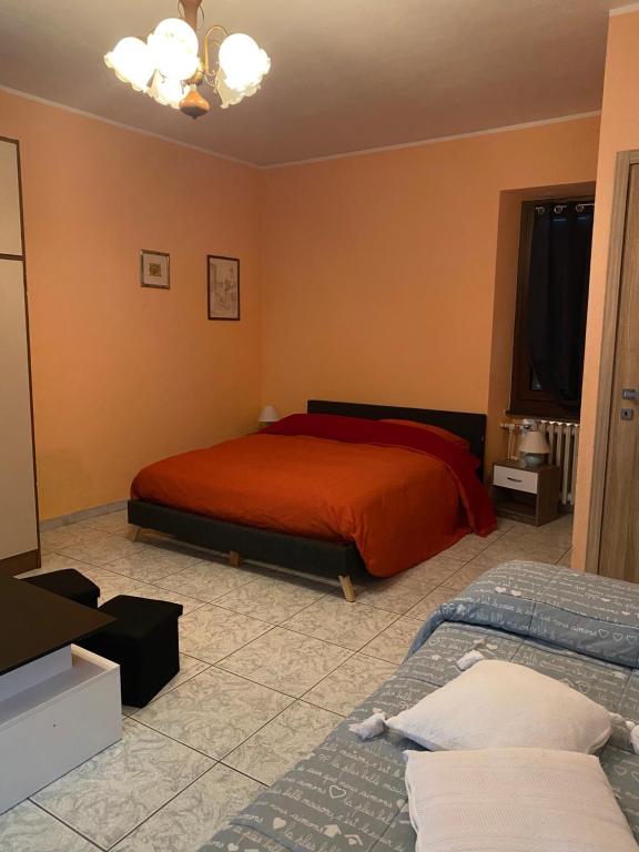 Postel nebo postele na pokoji v ubytování Appartamento nelle Langhe