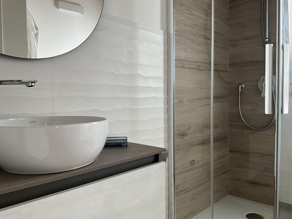 A bathroom at Rua 39 fine apartments by Dimore in Sicily