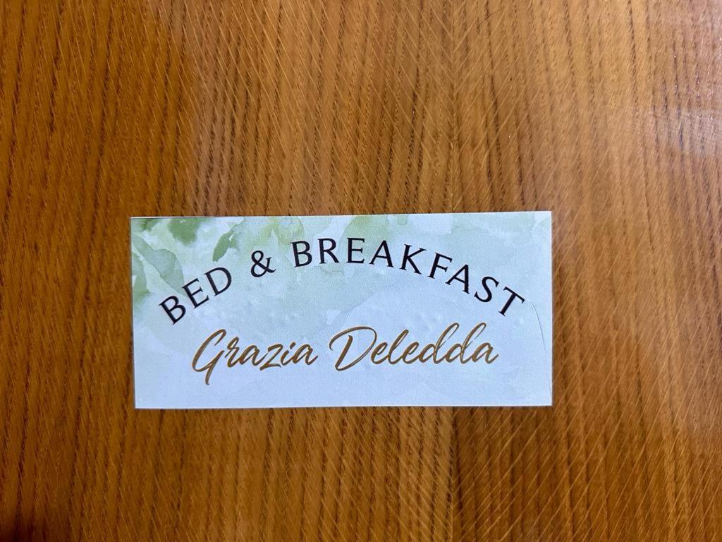 Certifikát, hodnocení, plakát nebo jiný dokument vystavený v ubytování B&B Grazia Deledda