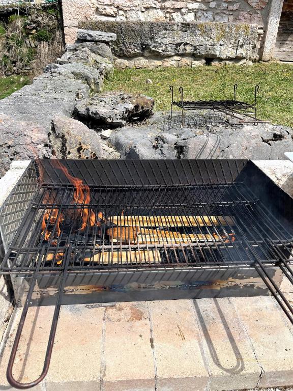 Gril pre hostí v dovolenkovom dome