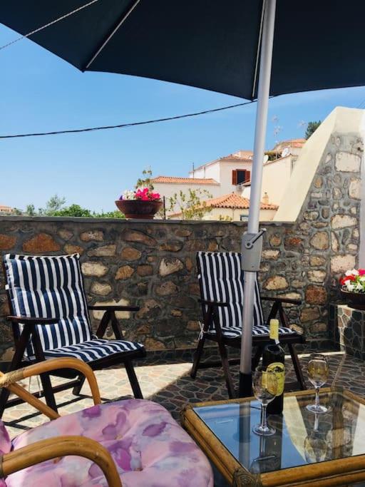 A balcony or terrace at Maria's House