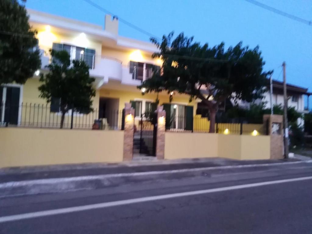 a house on the side of a street at SAN FLORAN in Áyios Flóros