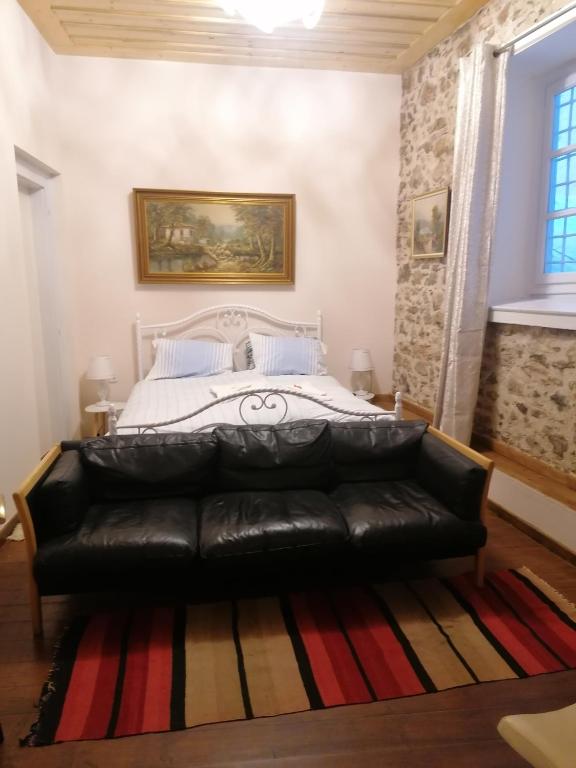 Postel nebo postele na pokoji v ubytování 1830 Chateau