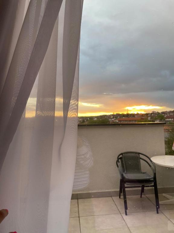 Balkón nebo terasa v ubytování Bojana Apartment Penthouse