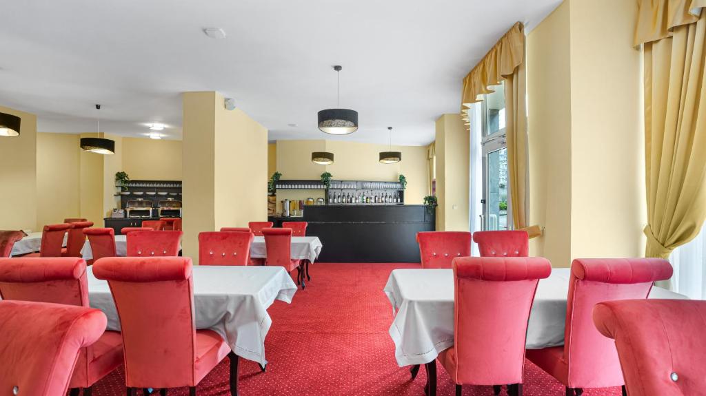 Posezení v ubytování Aphrodite Suite Hotel Karlovy Vary