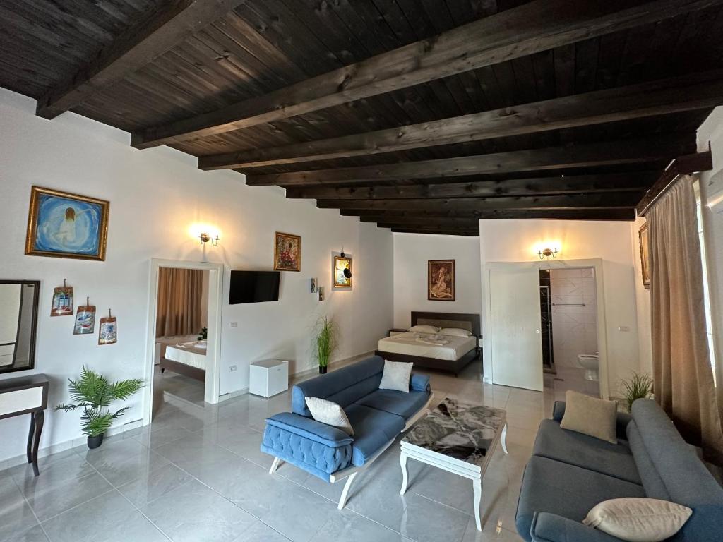 Posezení v ubytování Ara E Vjeter Resort
