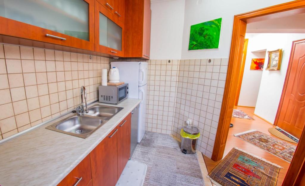 Kuchyň nebo kuchyňský kout v ubytování Luka-Mostar Free Parking with eCharger