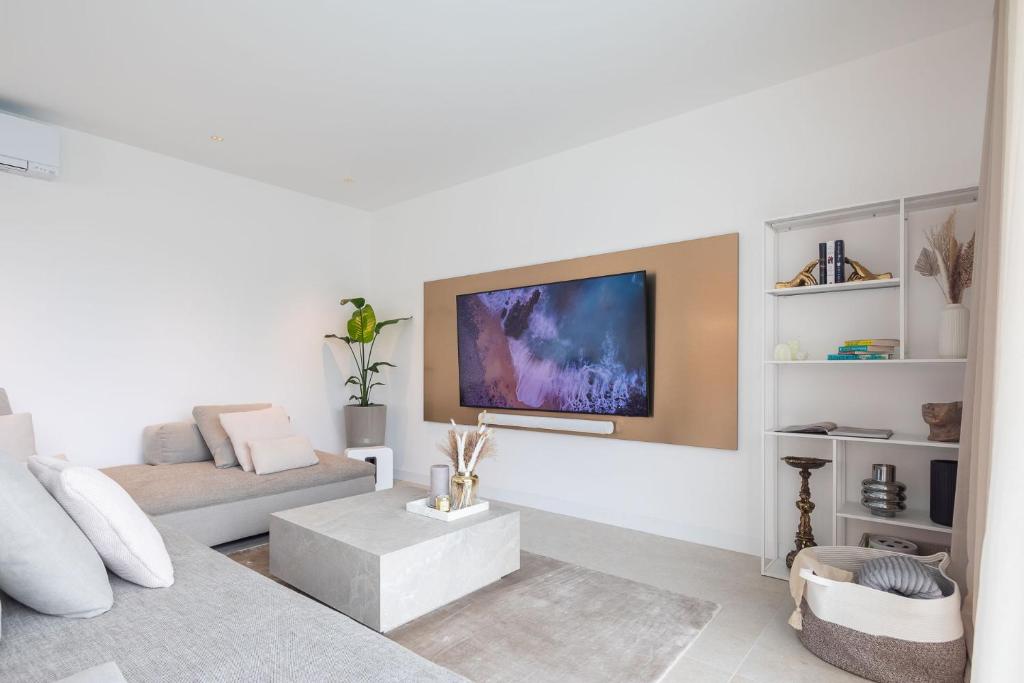 TV&#47;Unterhaltungsangebot in der Unterkunft www VillaGoldenHill com