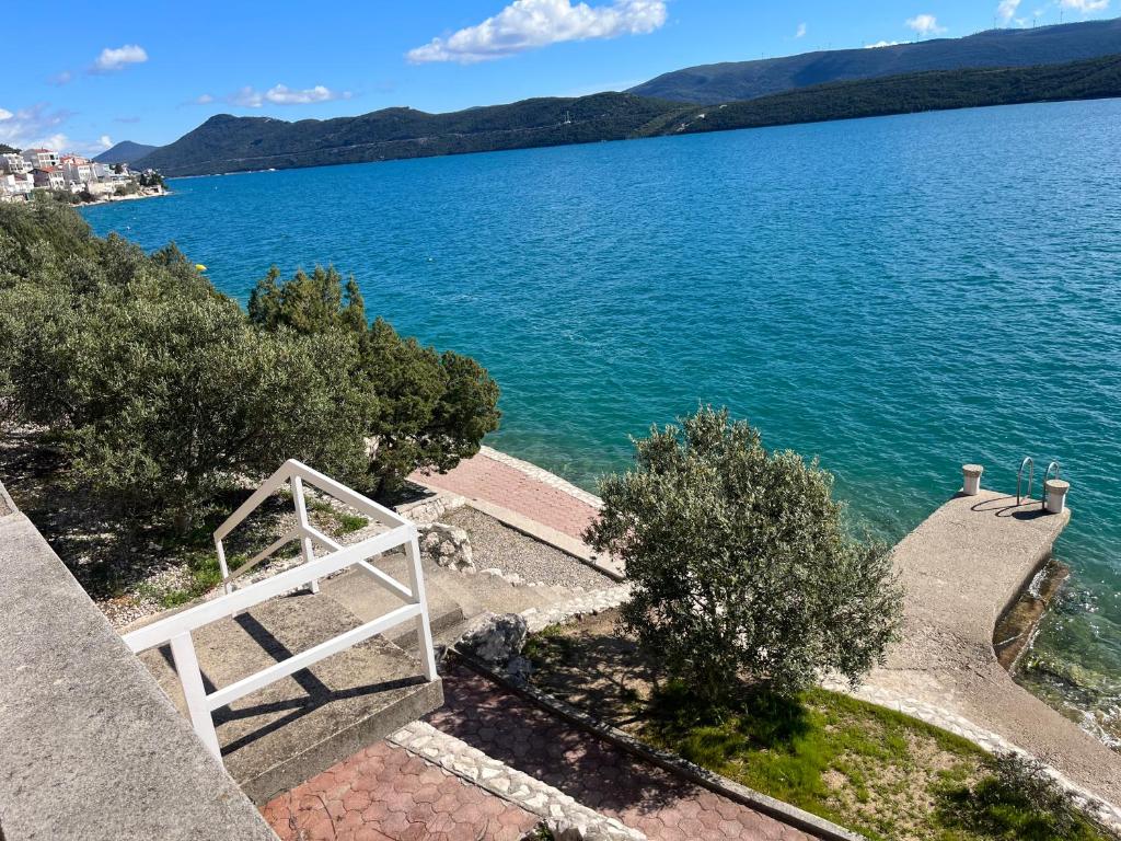 a view of a large body of water at Villa M in Neum