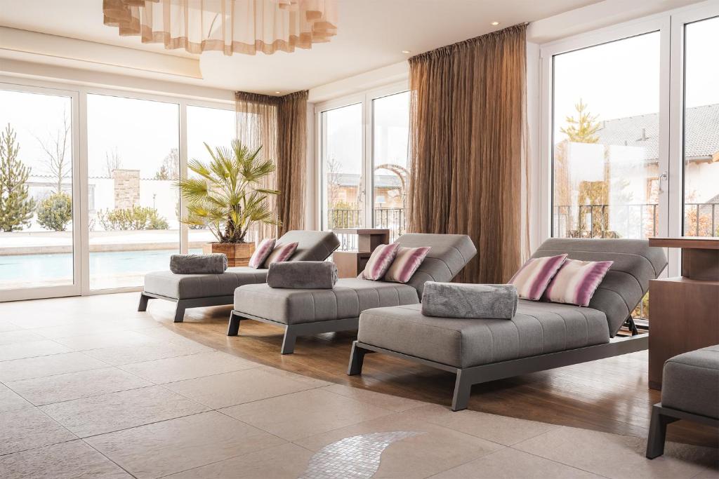Posezení v ubytování Hotel Fisserhof