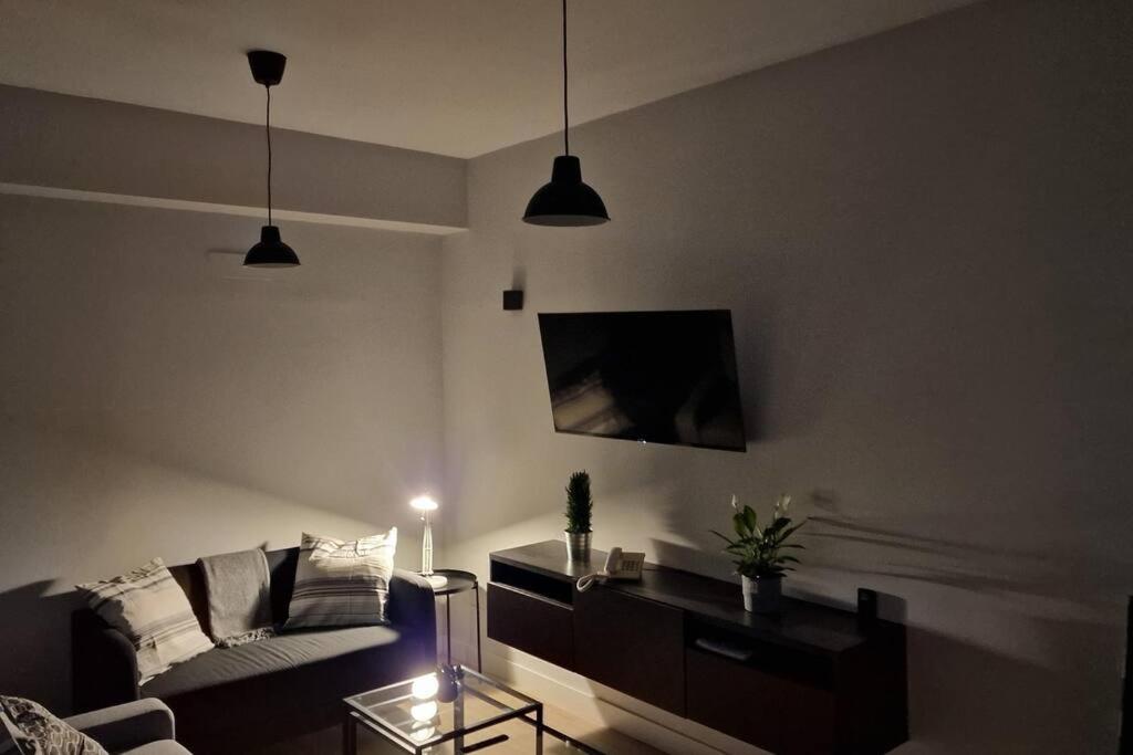 TV a/nebo společenská místnost v ubytování Loft en Madrid junto al metro.
