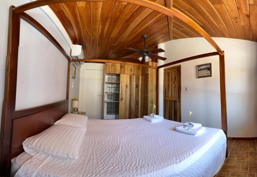 Postel nebo postele na pokoji v ubytování casa munay