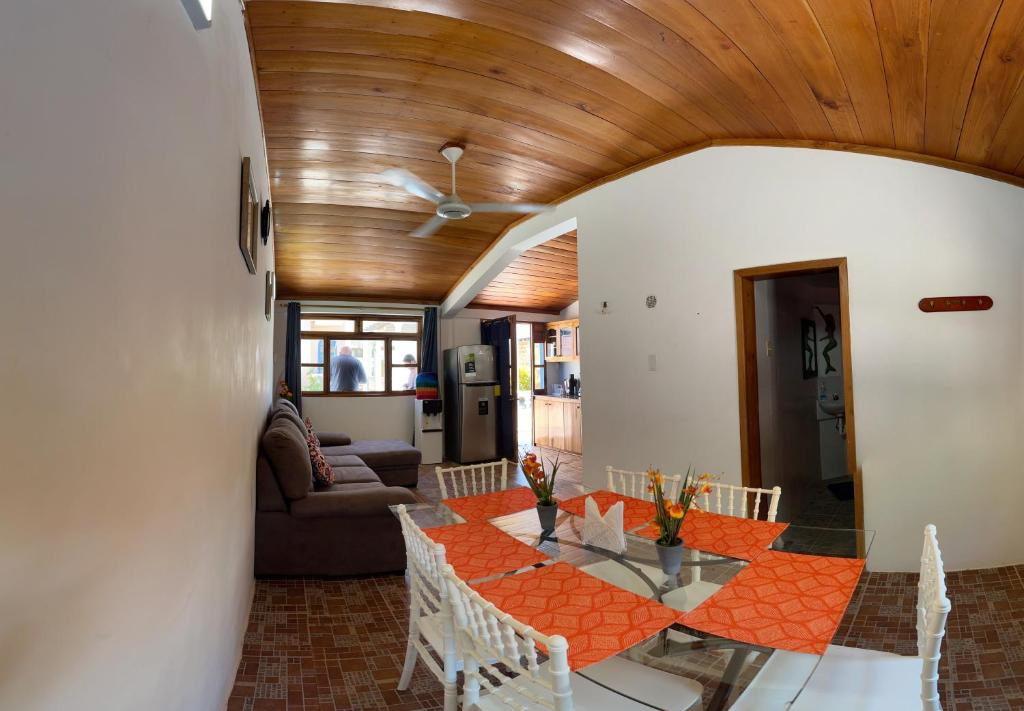 Posezení v ubytování casa munay