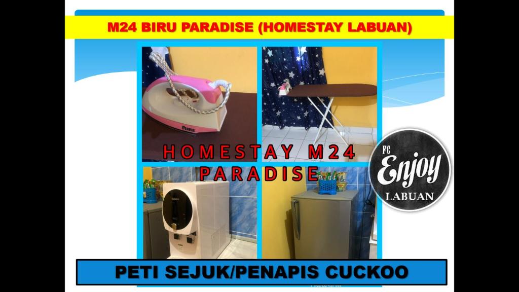 Certifikát, hodnocení, plakát nebo jiný dokument vystavený v ubytování HOMESTAY BIRU BLOK M24 VVIP GROUND FLOOR TAMAN MUTIARA WP Labuan