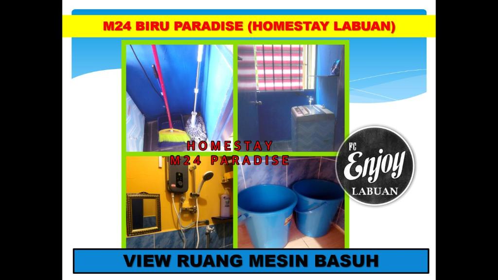 Certifikát, hodnocení, plakát nebo jiný dokument vystavený v ubytování HOMESTAY BIRU BLOK M24 VVIP GROUND FLOOR TAMAN MUTIARA WP Labuan