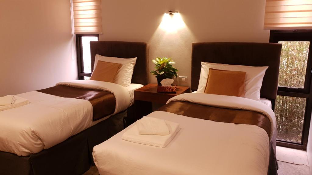 Postel nebo postele na pokoji v ubytování Hotel Mirador