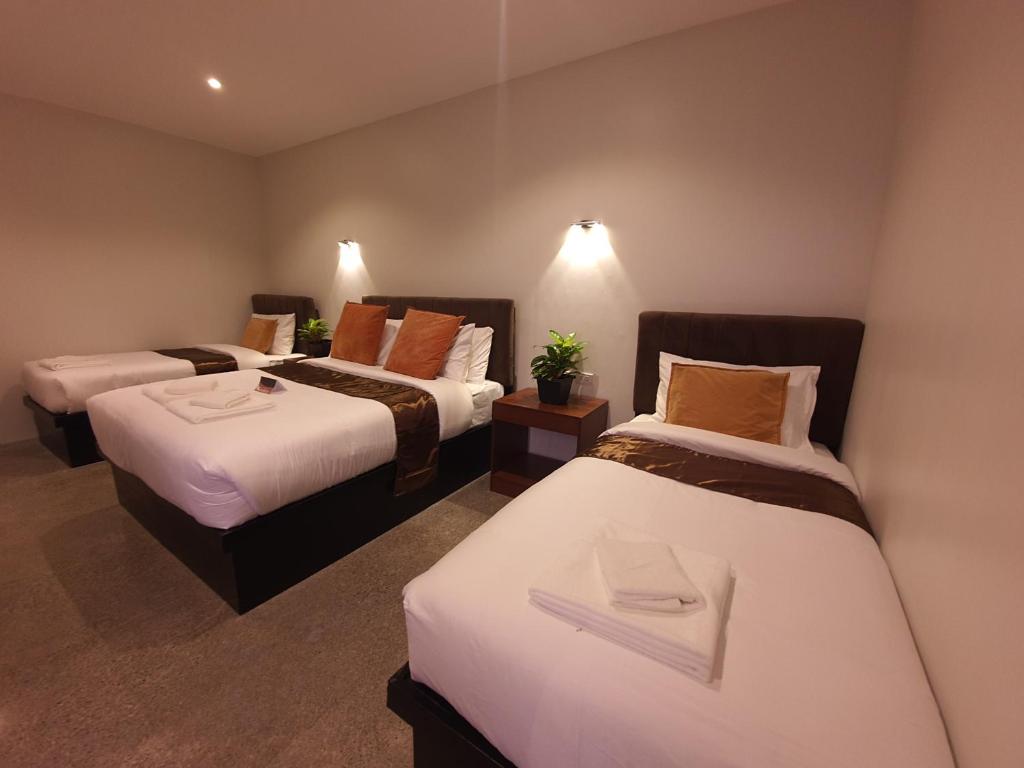 Postel nebo postele na pokoji v ubytování Hotel Mirador
