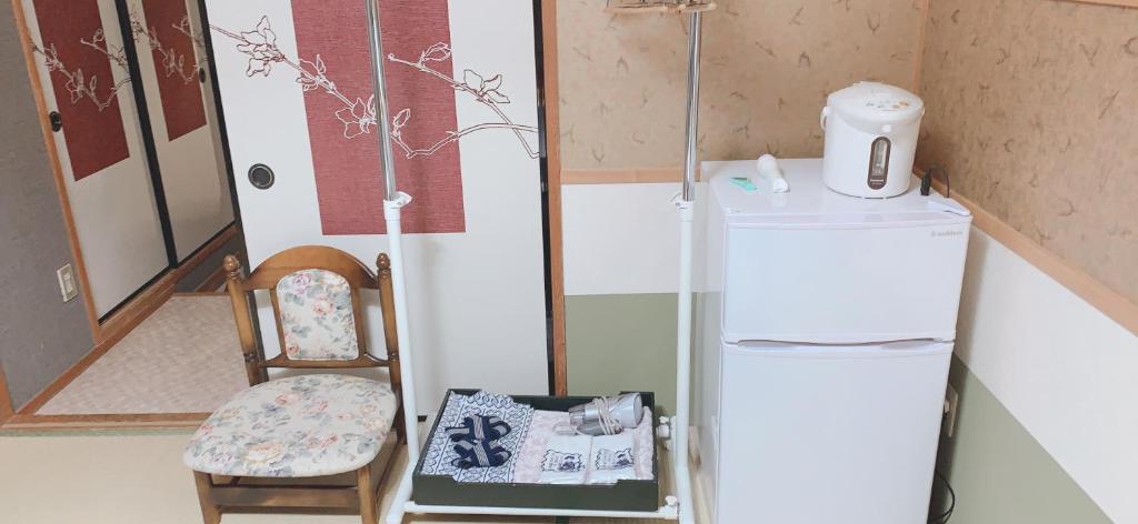 Kuchyň nebo kuchyňský kout v ubytování Kyoto Ryokan Gion Sano