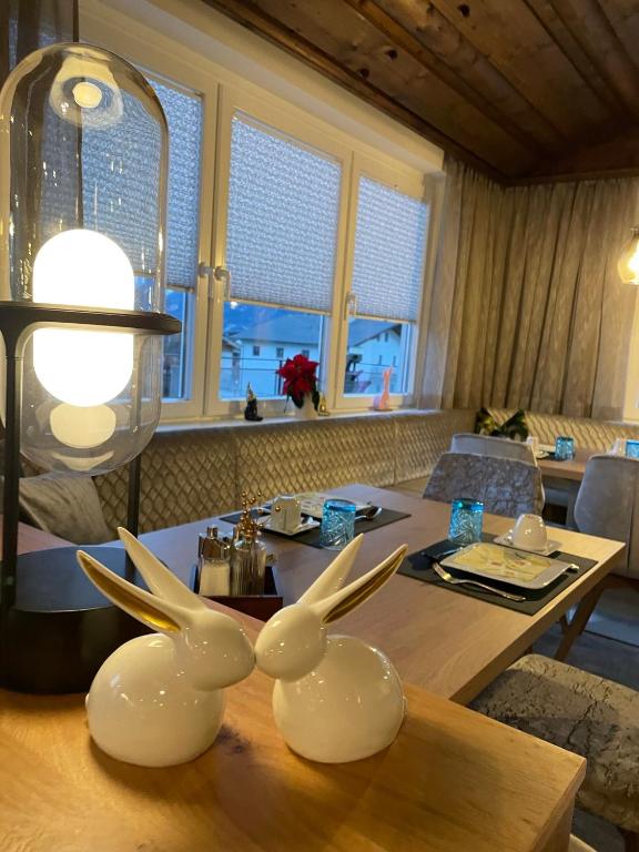 Posezení v ubytování Haus Central