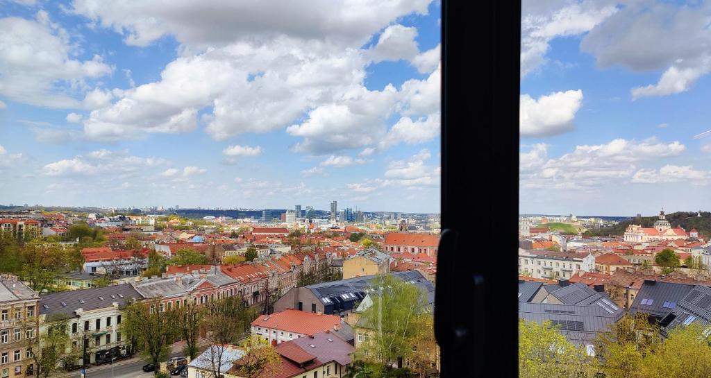 Nespecifikovaný výhled na destinaci Vilnius nebo výhled na město při pohledu z hotelu