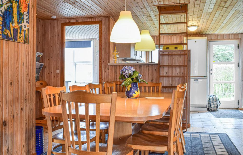 Kuchyň nebo kuchyňský kout v ubytování Holiday Home Tofteager