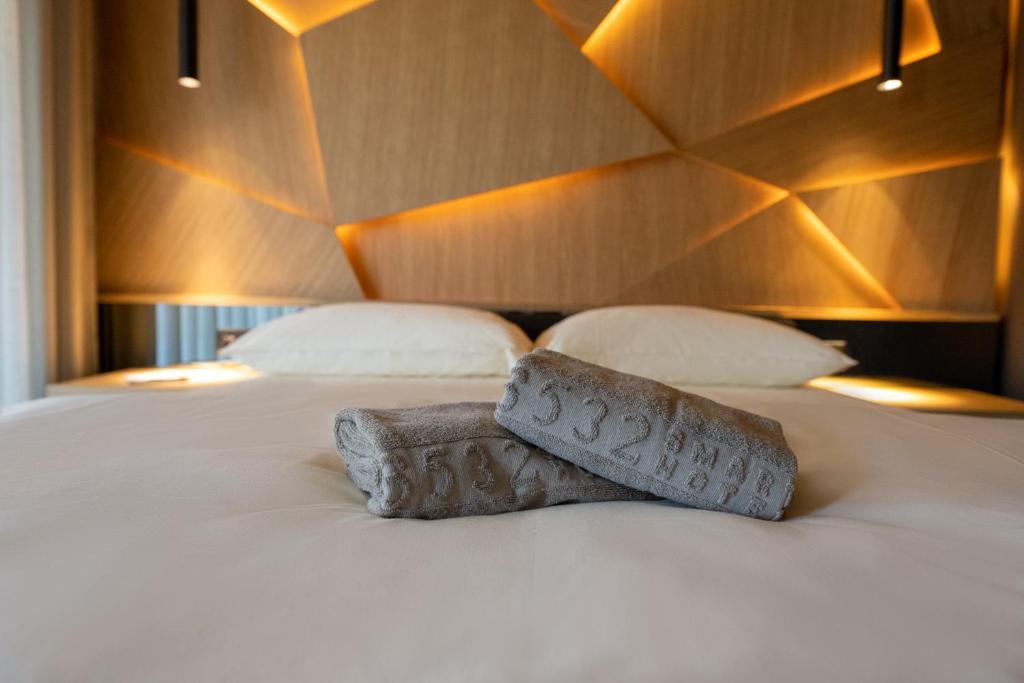 Postel nebo postele na pokoji v ubytování 6532 Smart Hotel - Self check-in