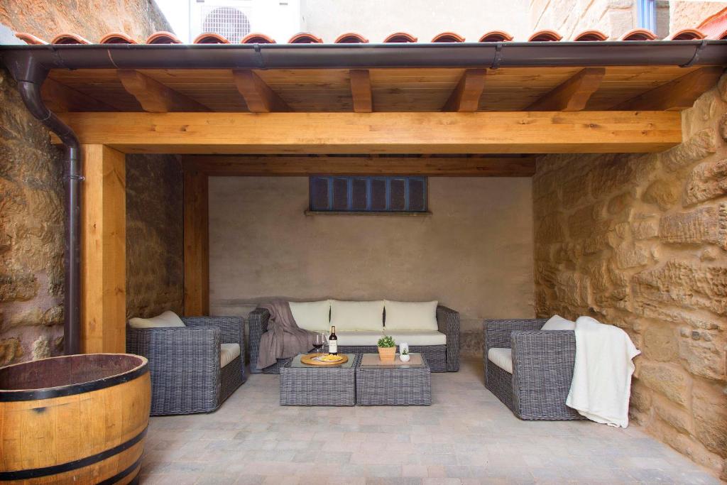A seating area at El Mirador de Eloísa