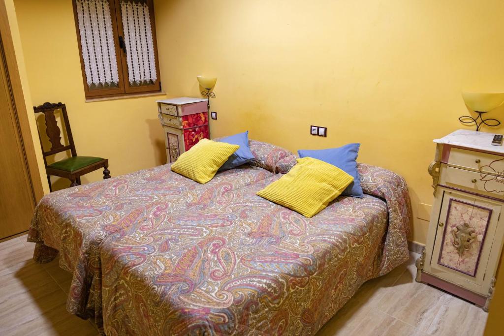 Postel nebo postele na pokoji v ubytování Hotel Un lugar en la Vecilla