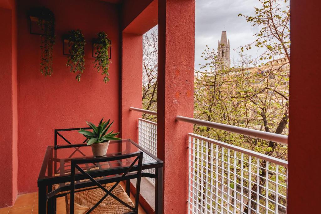 Balkón nebo terasa v ubytování Bravissimo Pont de la Princesa, comfortable 3-bedroom apartment