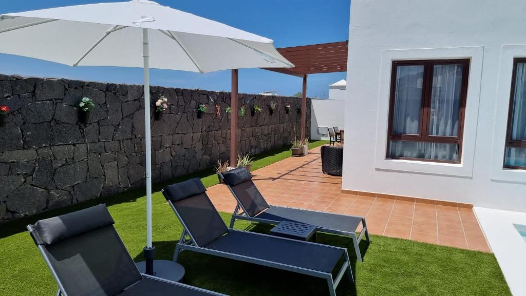 Patio nebo venkovní prostory v ubytování Casa Atlantida