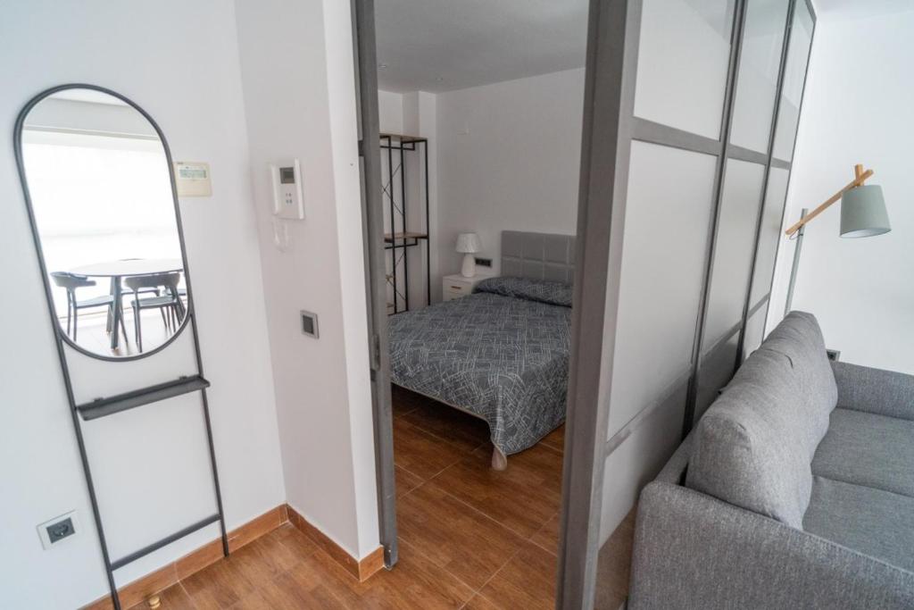 Postel nebo postele na pokoji v ubytování Ornis Apartments Poble