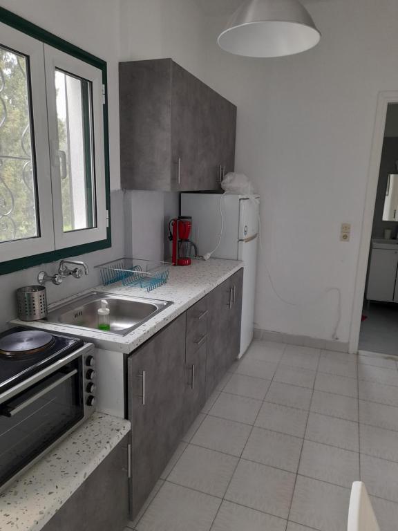 Kuchyň nebo kuchyňský kout v ubytování Olive terra holiday aparments