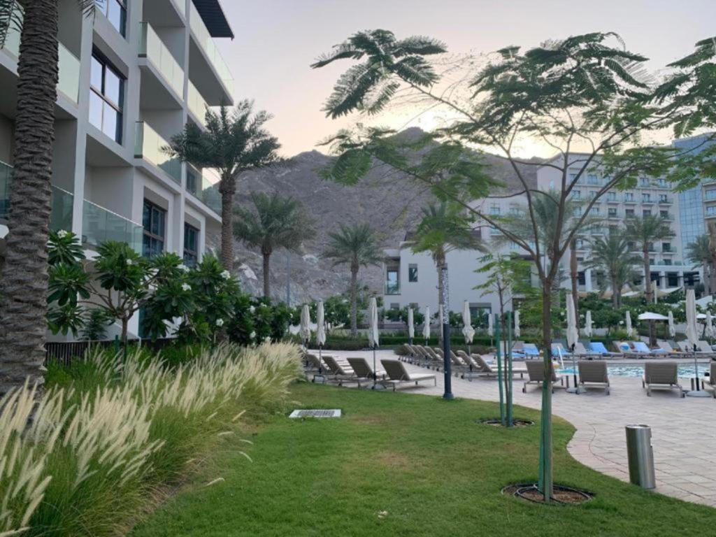 Zahrada ubytování Ocean View Address Beach Resort Fujairah فندق و منتجع شاطئ العنوان الفجيره