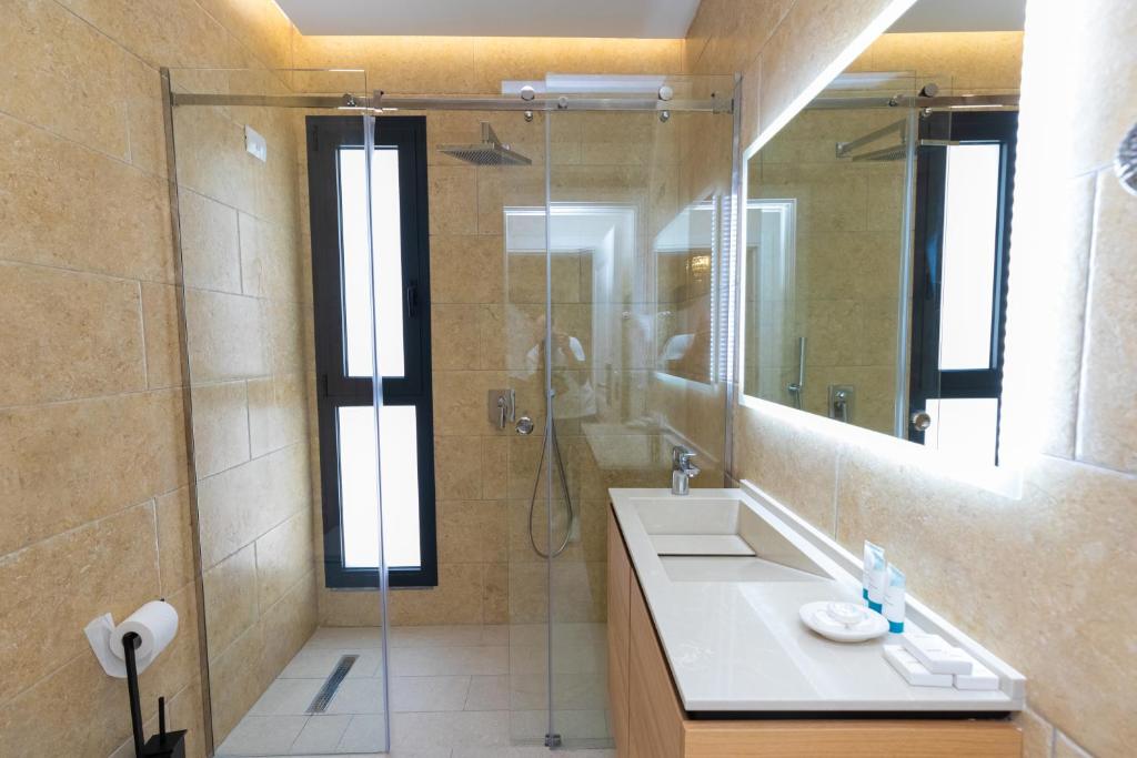Koupelna v ubytování B&B Champagne, Vlore Bay