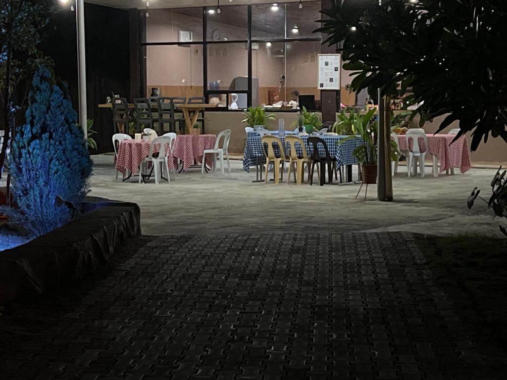 Restaurace v ubytování La Plumerias