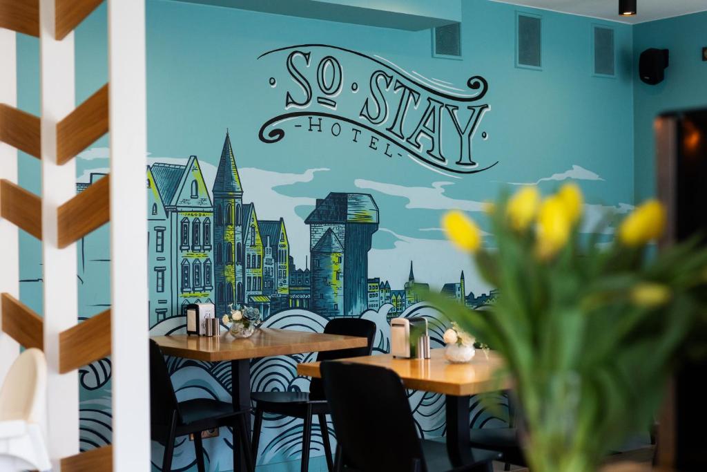 Restaurace v ubytování So Stay Hotel