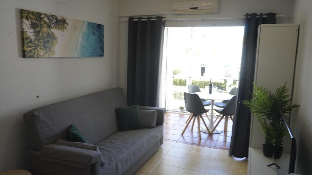 Posezení v ubytování Apartamento Agua Rosa